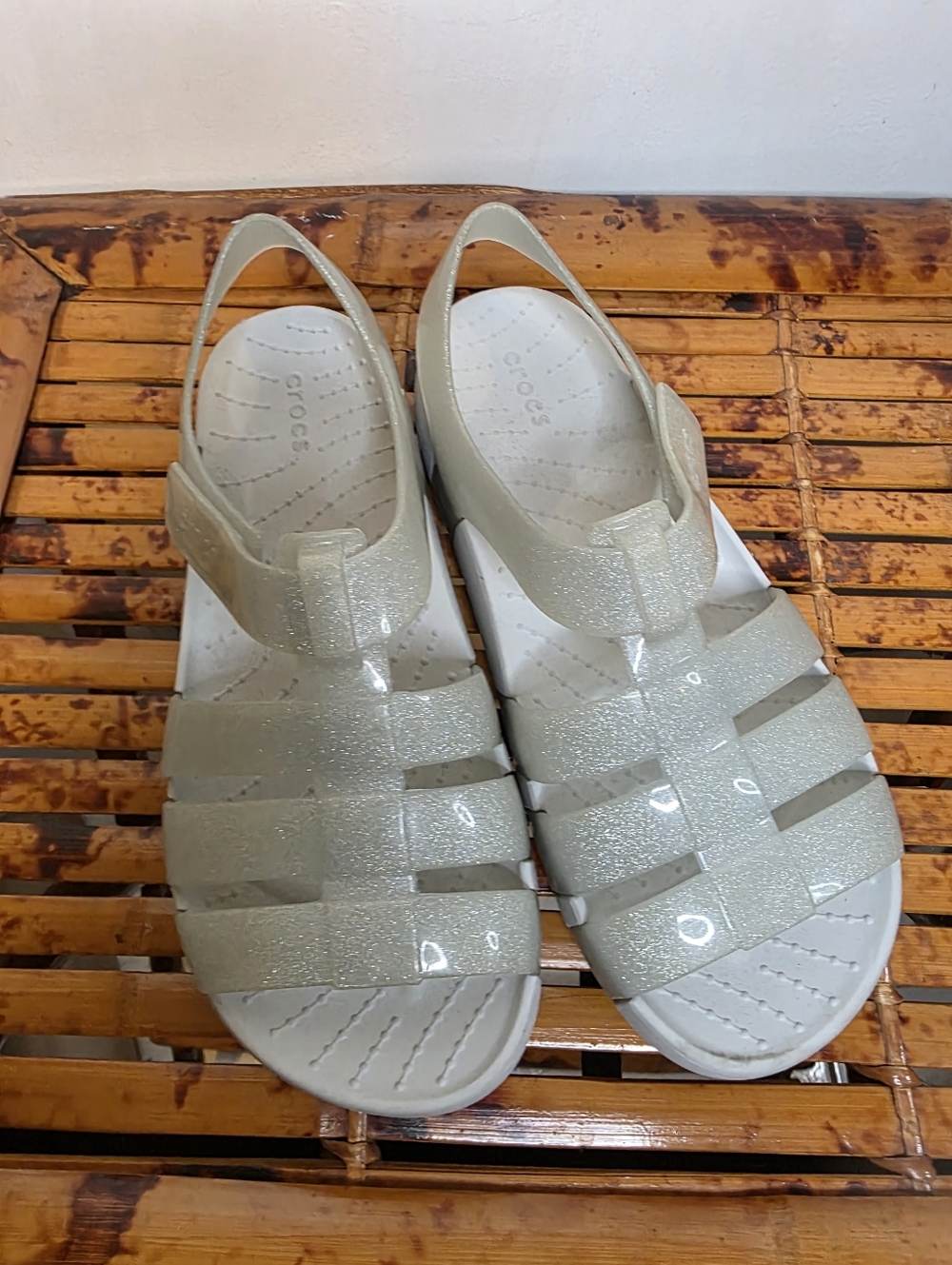 Crocs Girls Srraps Sandales Size J 2